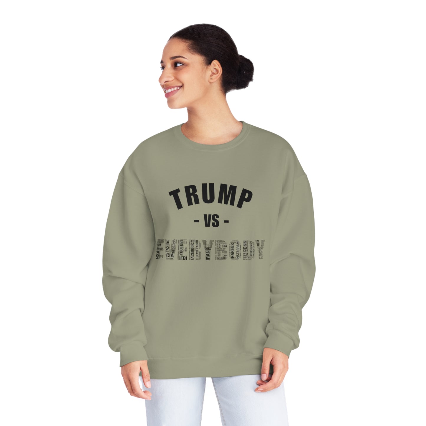 Trump VS Everybody Unisex NuBlend® Crewneck Sweatshirt