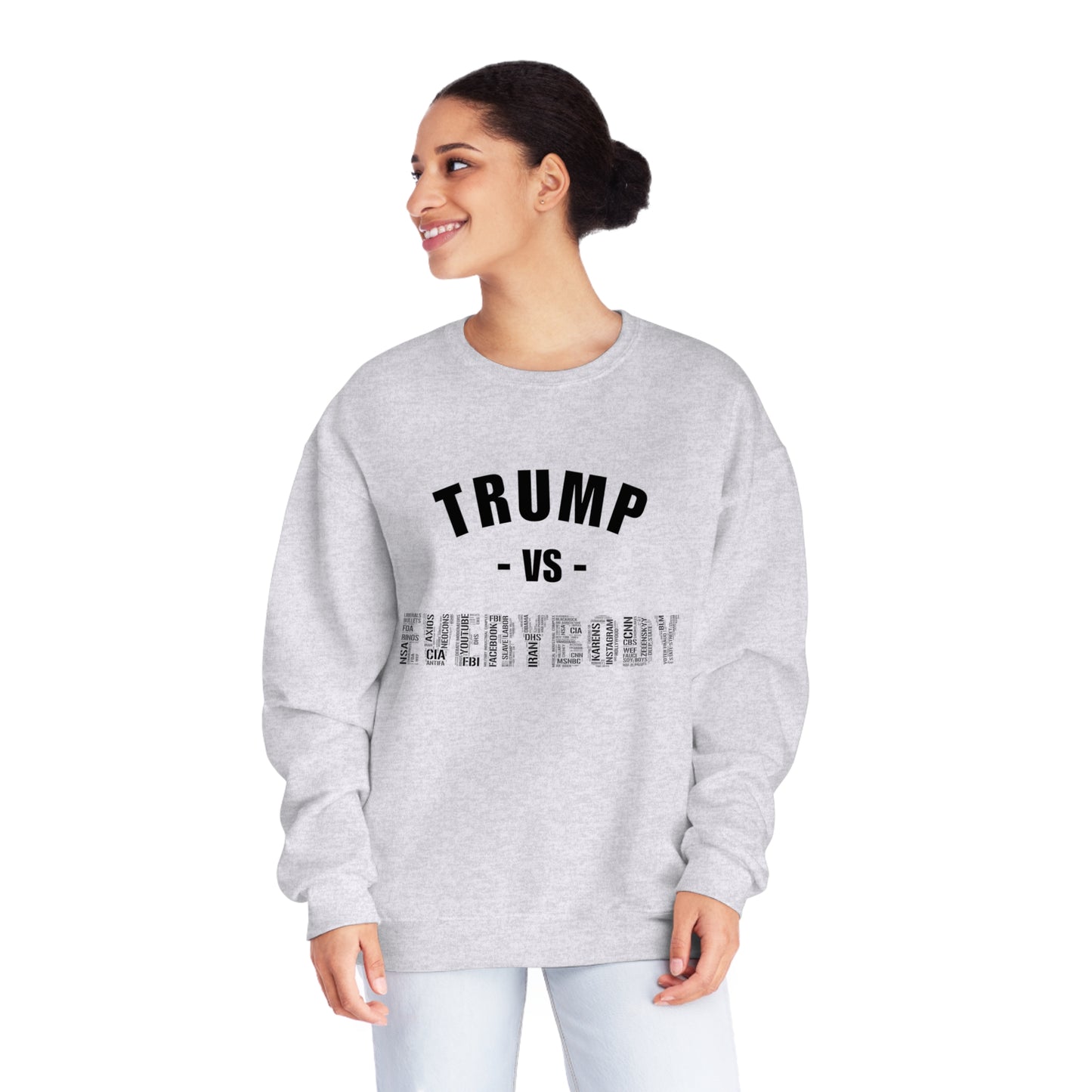 Trump VS Everybody Unisex NuBlend® Crewneck Sweatshirt