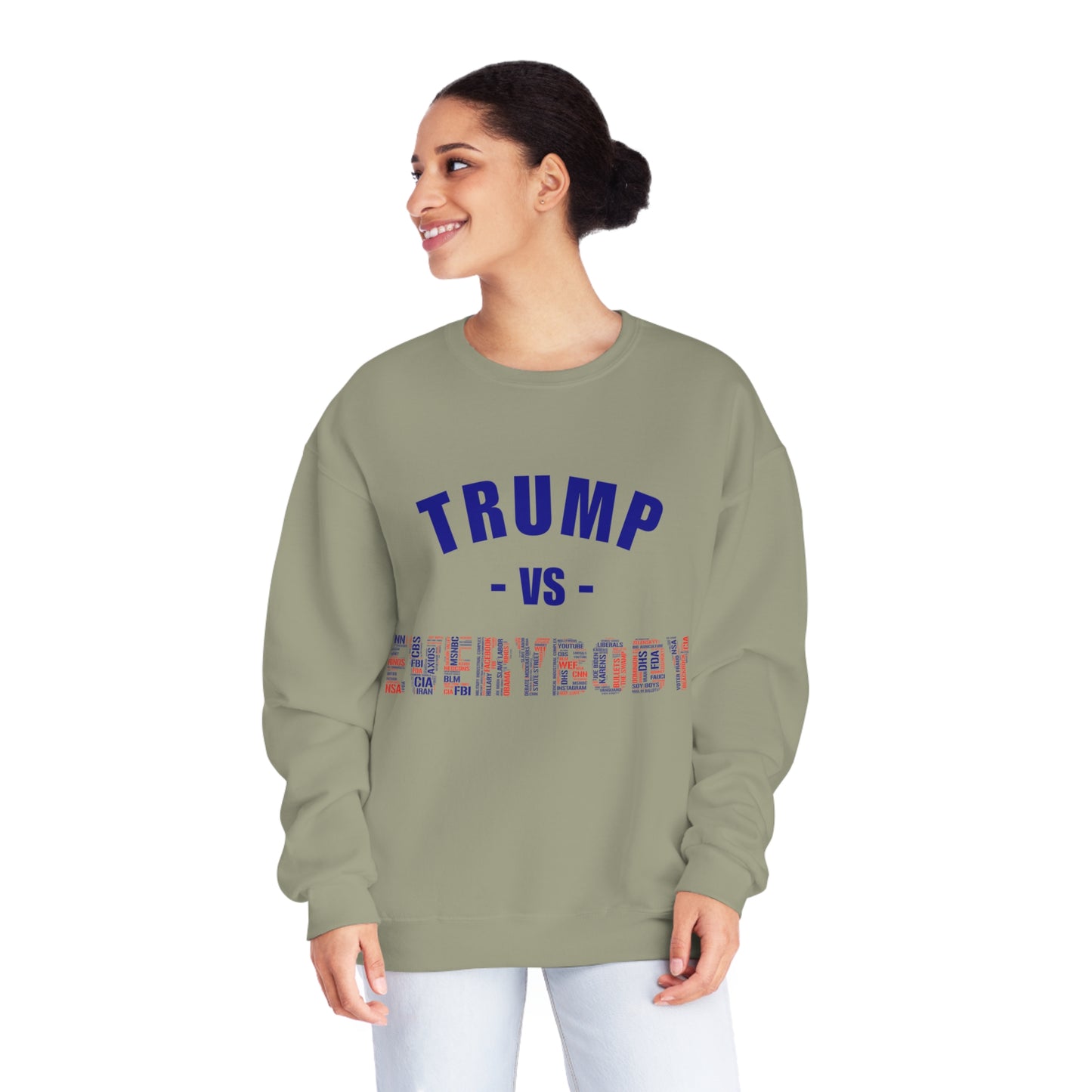 Trump VS Everybody Unisex NuBlend® Crewneck Sweatshirt