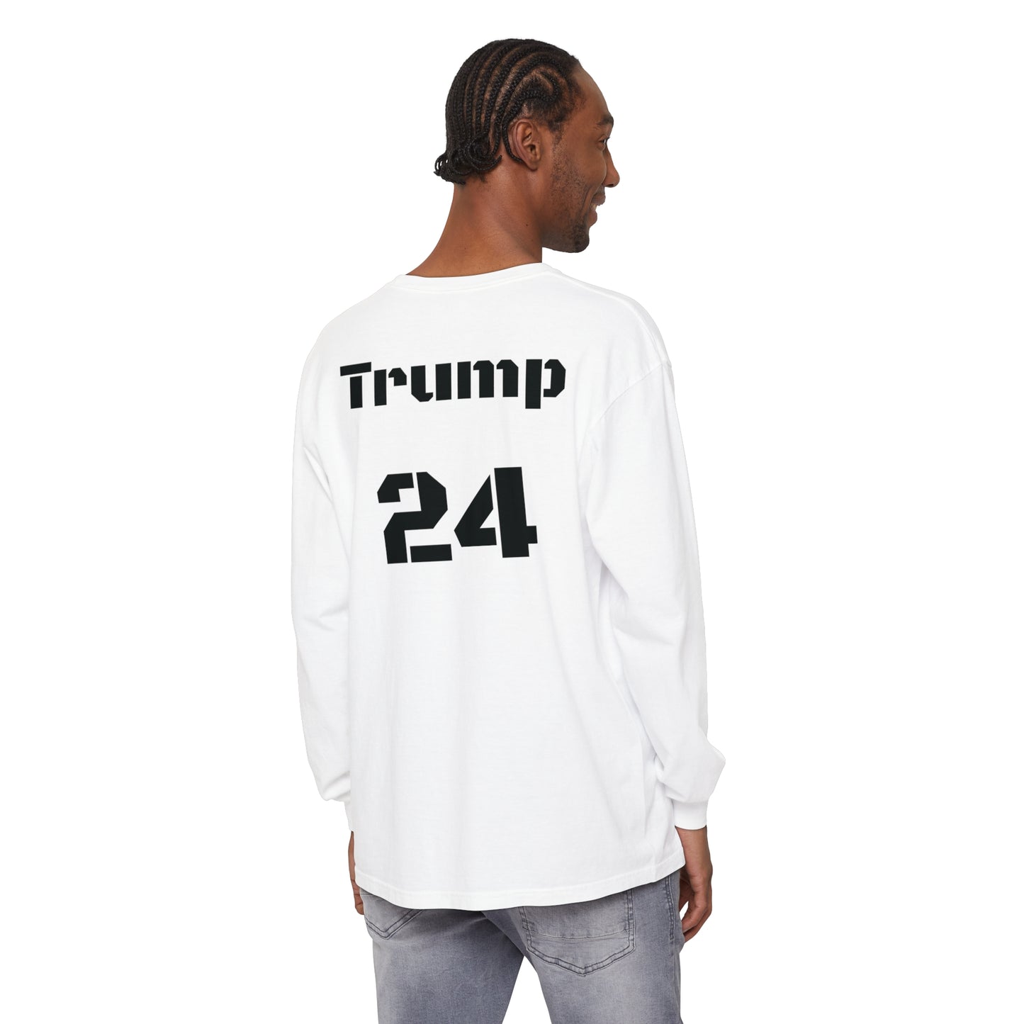 Trump VS Everybody Long Sleeve T-Shirt - Unisex Black