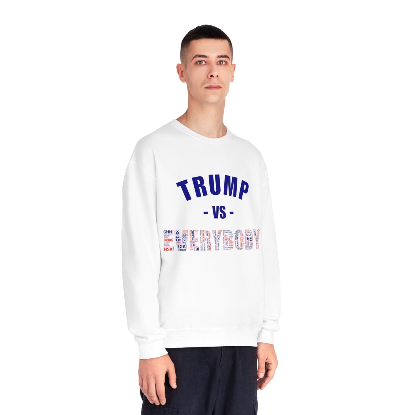 Trump VS Everybody Unisex NuBlend® Crewneck Sweatshirt